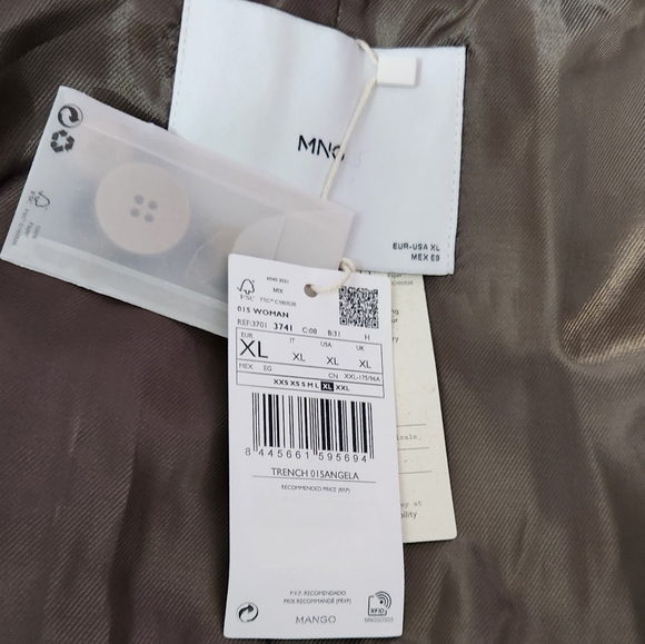 MNG Cotton Trench Coat - Picture 15 of 16